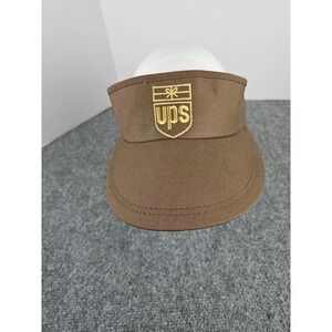 UPS Front Logo Brown Uniform Visor Fully Adjustable Perfect No Flaws Made In USA